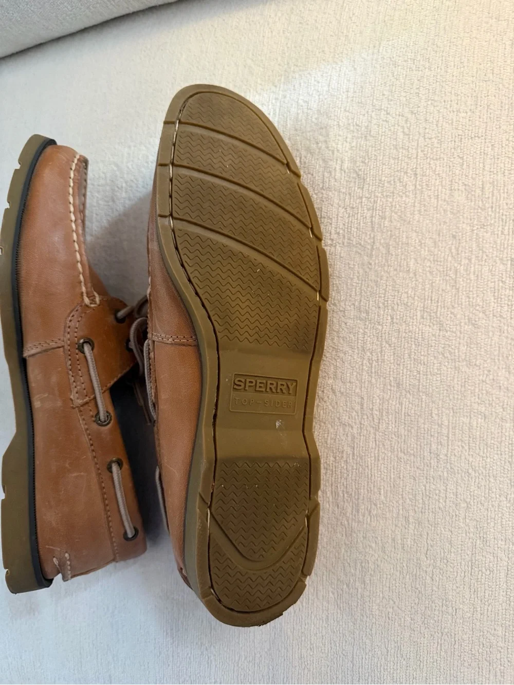 Sperry Tan Leather Classic 2-Eye Boat Shoes